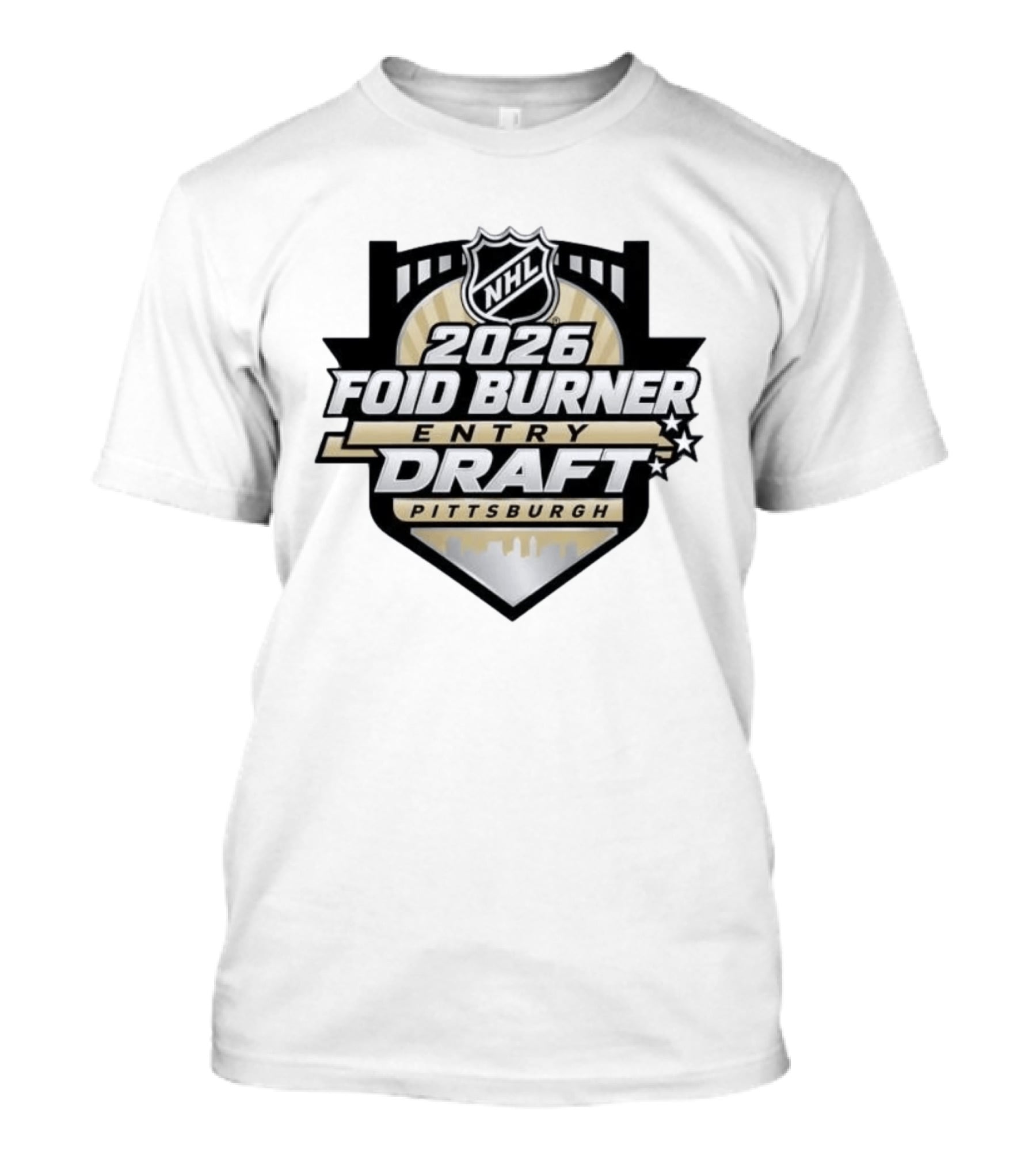 NHL 2026 Foid Burner Entry Draft Pittsburgh T-Shirt