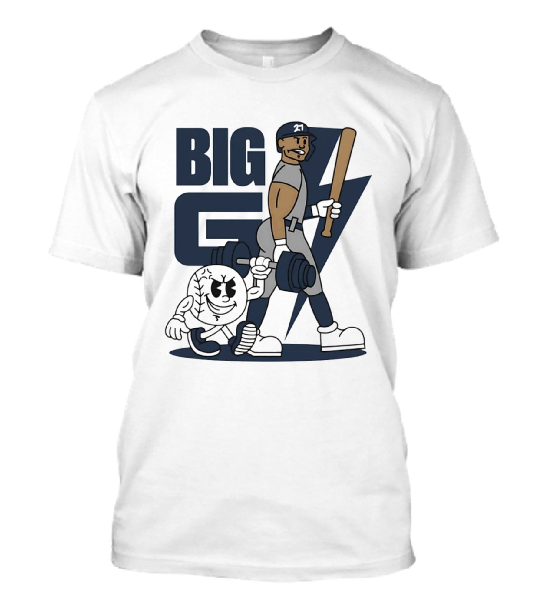 Giancarlo Stanton Big G Cartoon New York Yankees Baseball Star T-Shirt