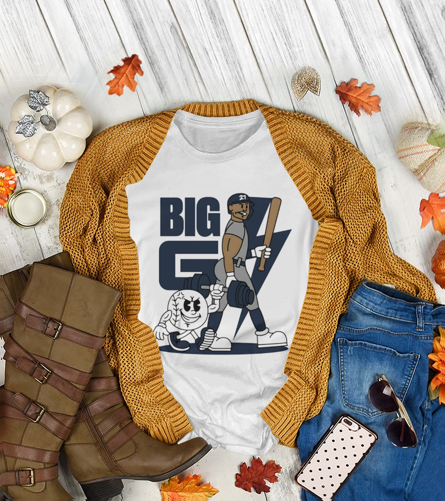 Giancarlo Stanton Big G Cartoon New York Yankees Baseball Star T-Shirt