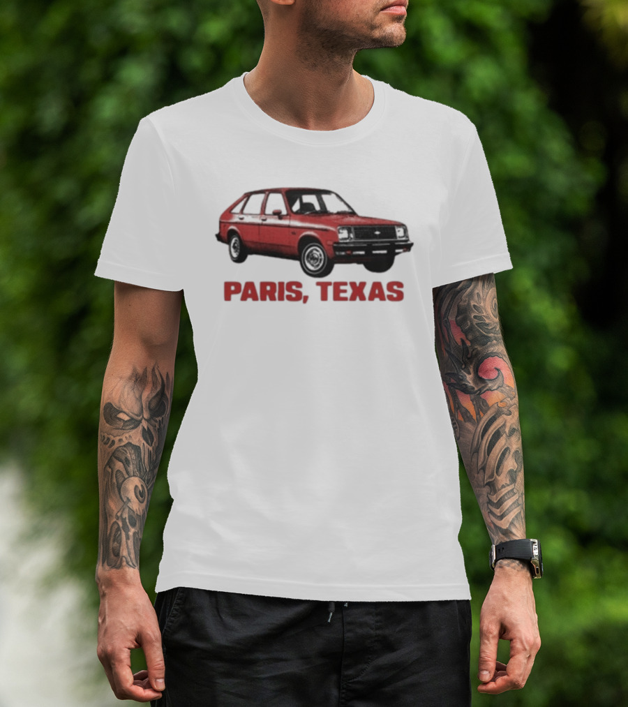 Paris Texas Chevette Red Car T-Shirt