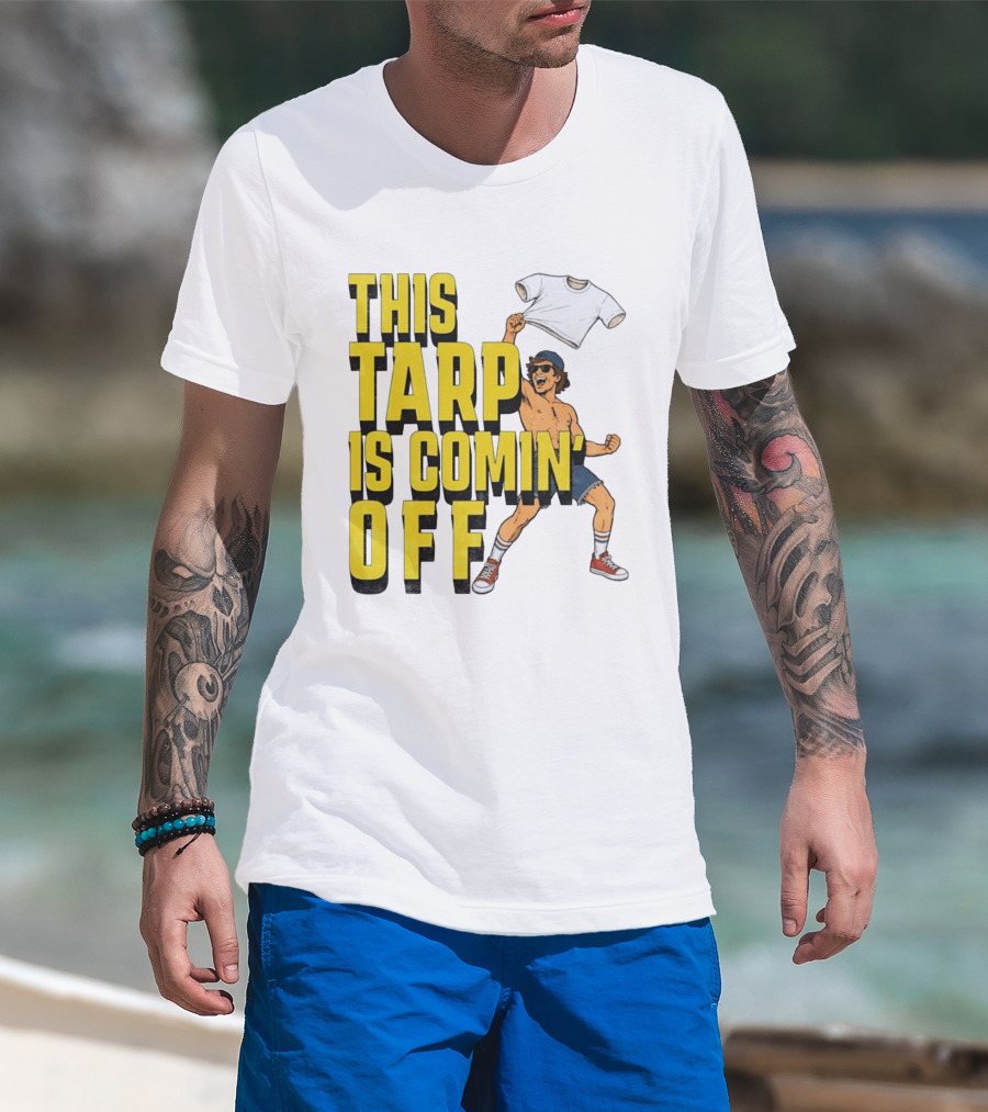 This Tarp Is Comin Off Spud Grown Ups Adam Sandler Kevin James Chris Rock T-Shirt