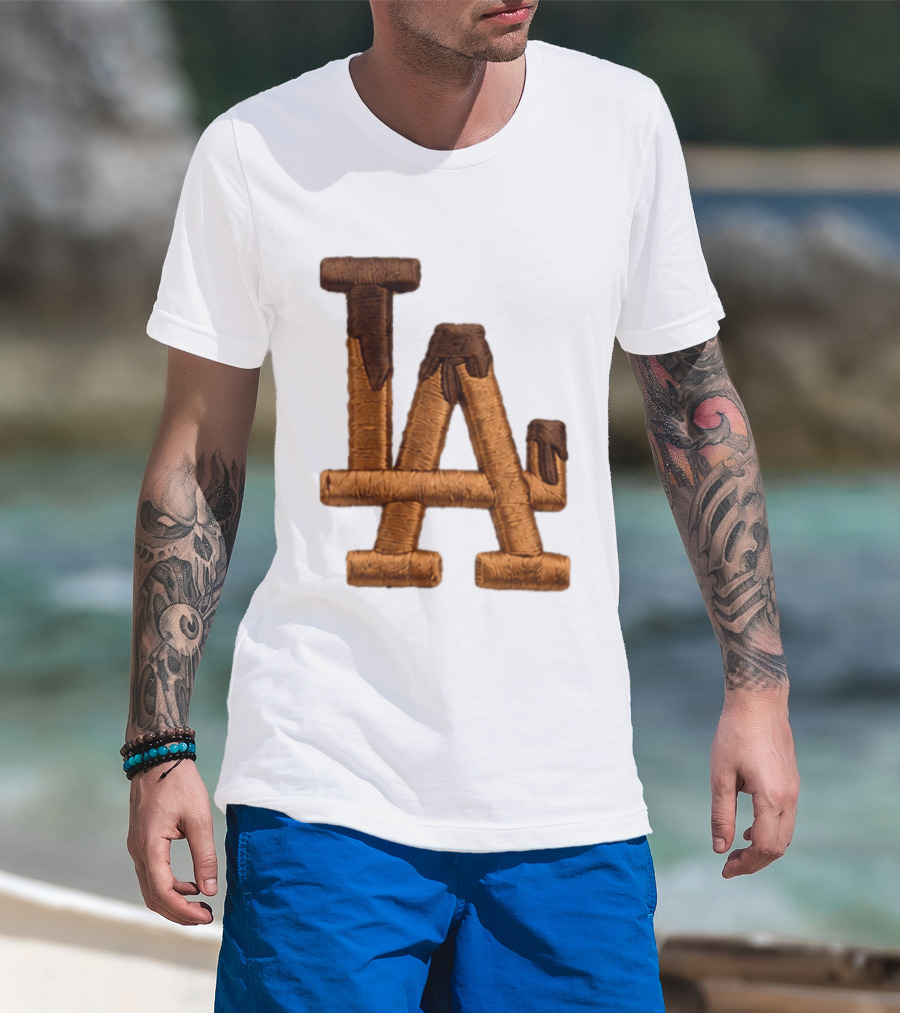 2026 Los Angeles Dodgers Ice Cream Sprinkles LA Baseball Hat T-Shirt