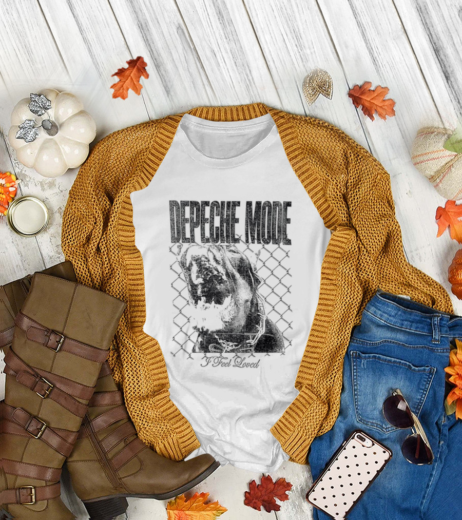 Depeche Mode I Feel Loved Grid T-Shirt