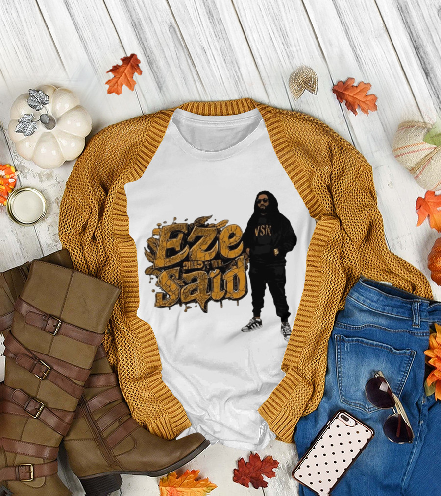 Eze Said Hip Hop Graffiti Style with VSN and Sneakers T-Shirt