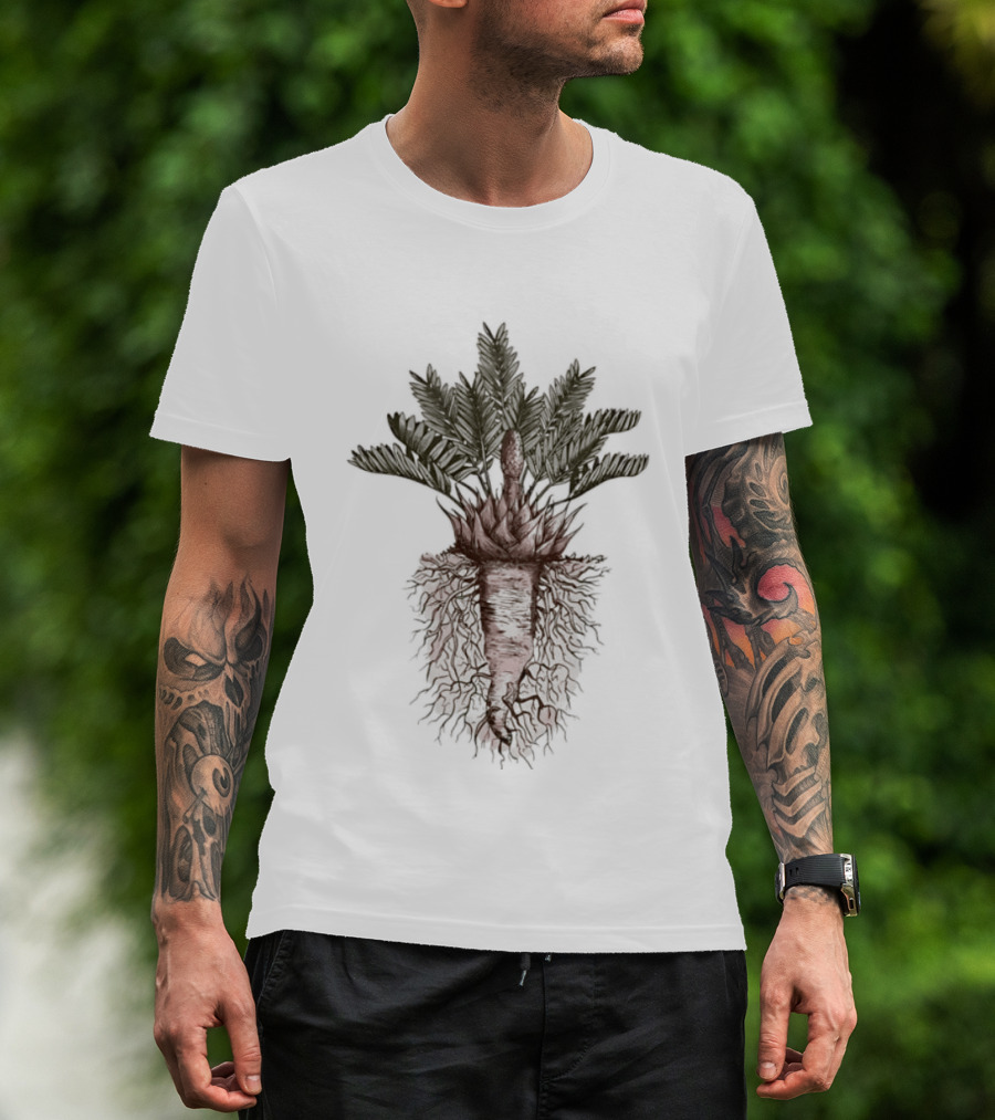 Fern Botanical Detailed Illustration Foliage T-Shirt