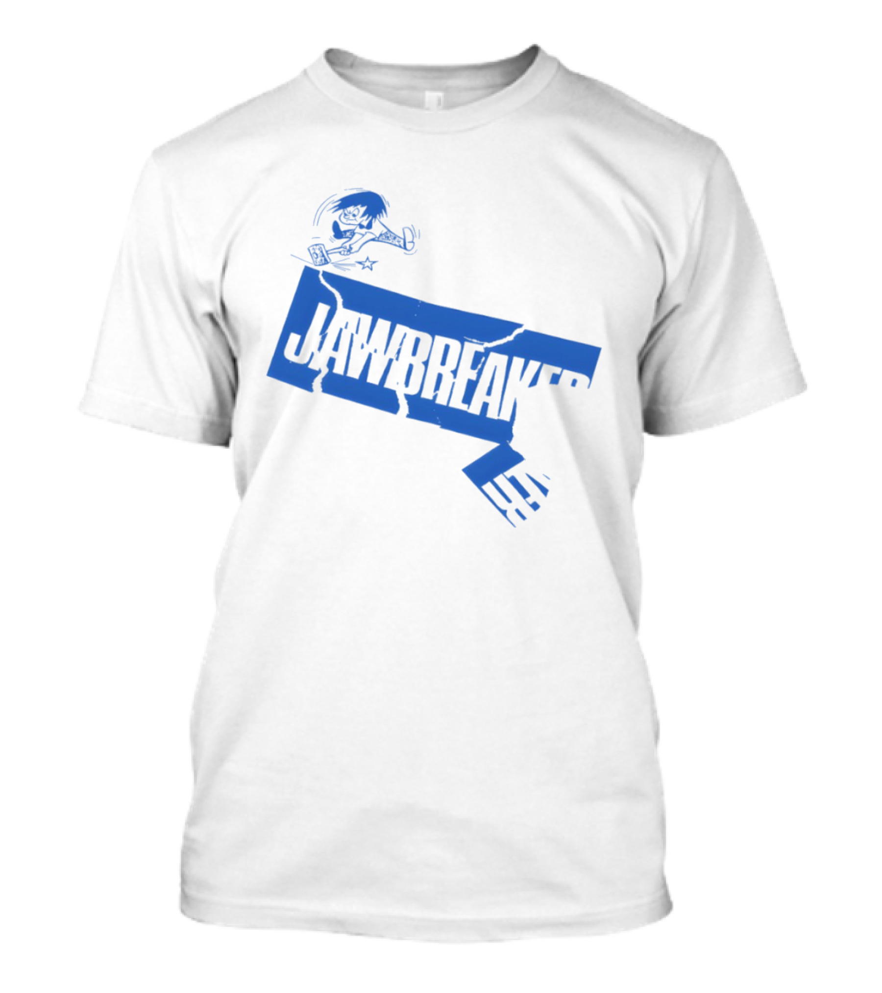 Jawbreaker Punk Rock 1996 Vintage Wrestling Iconic Blue T-Shirt