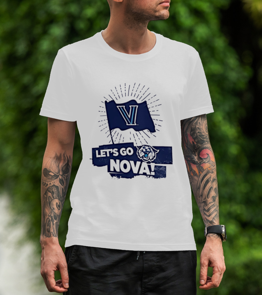 Villanova Wildcats Let’s Go Nova T-Shirt