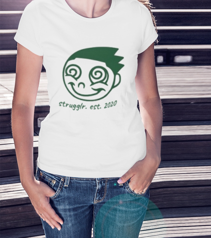Struggling Together Est 2023 Spiral Eyes Face T-Shirt