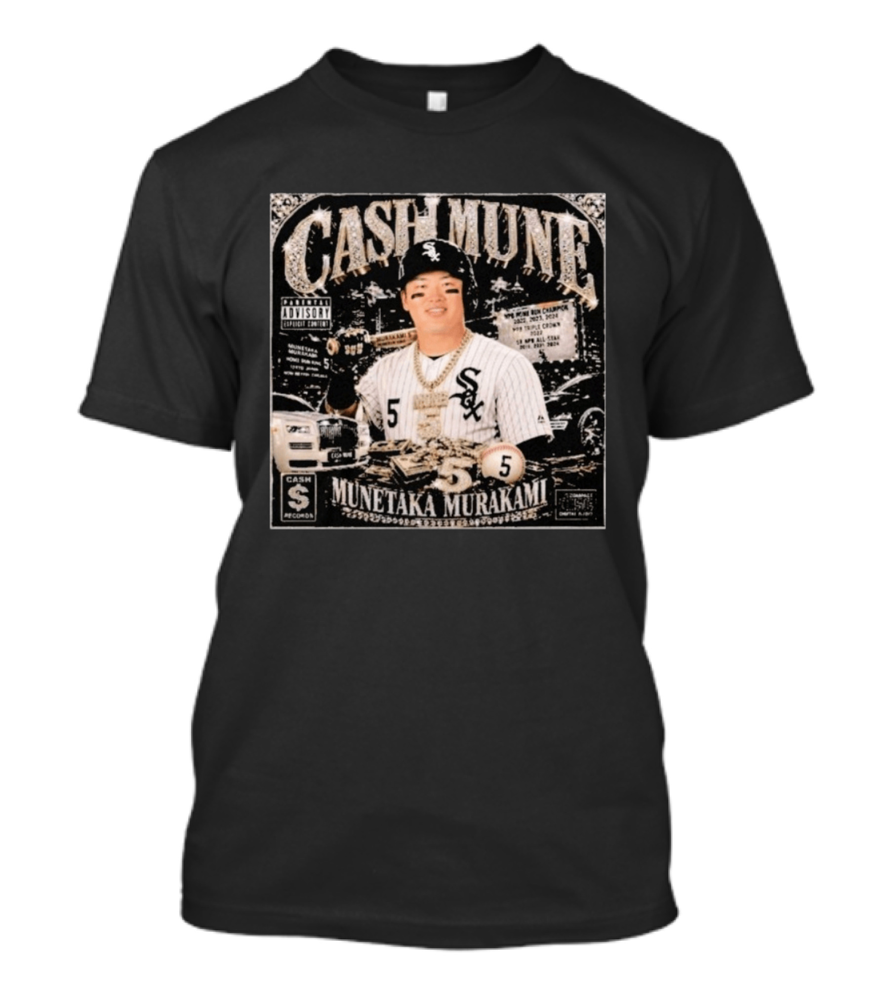 Cash Mune Munetaka Murakami Chicago White Sox Champion Baseball Player T-Shirt