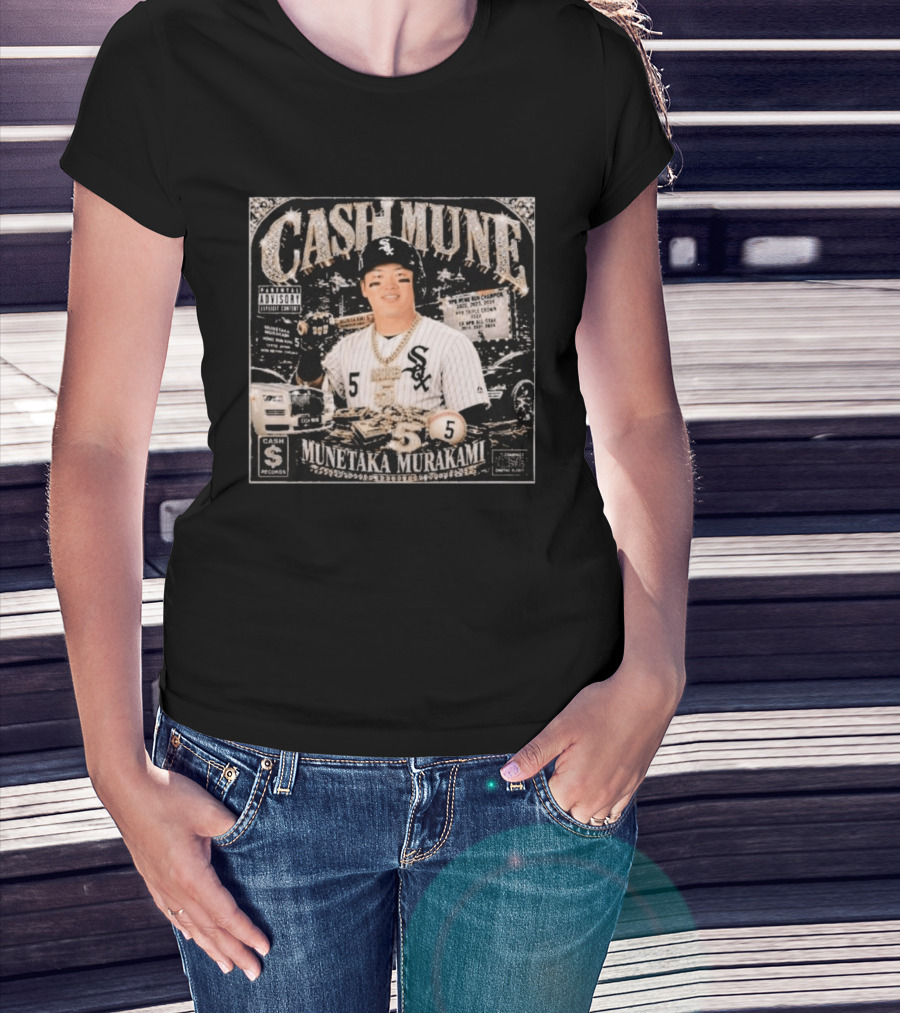 Cash Mune Munetaka Murakami Chicago White Sox Champion Baseball Player T-Shirt