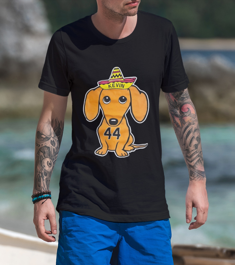 Cinco De Mayo Wiener Dog Kevin Sombrero 44 T-Shirt