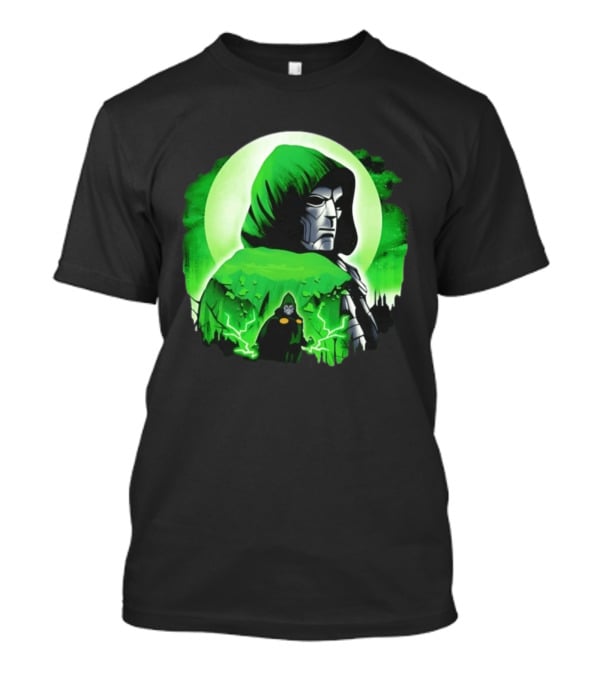Doctor Doom Green Hooded Emperor Power T-Shirt