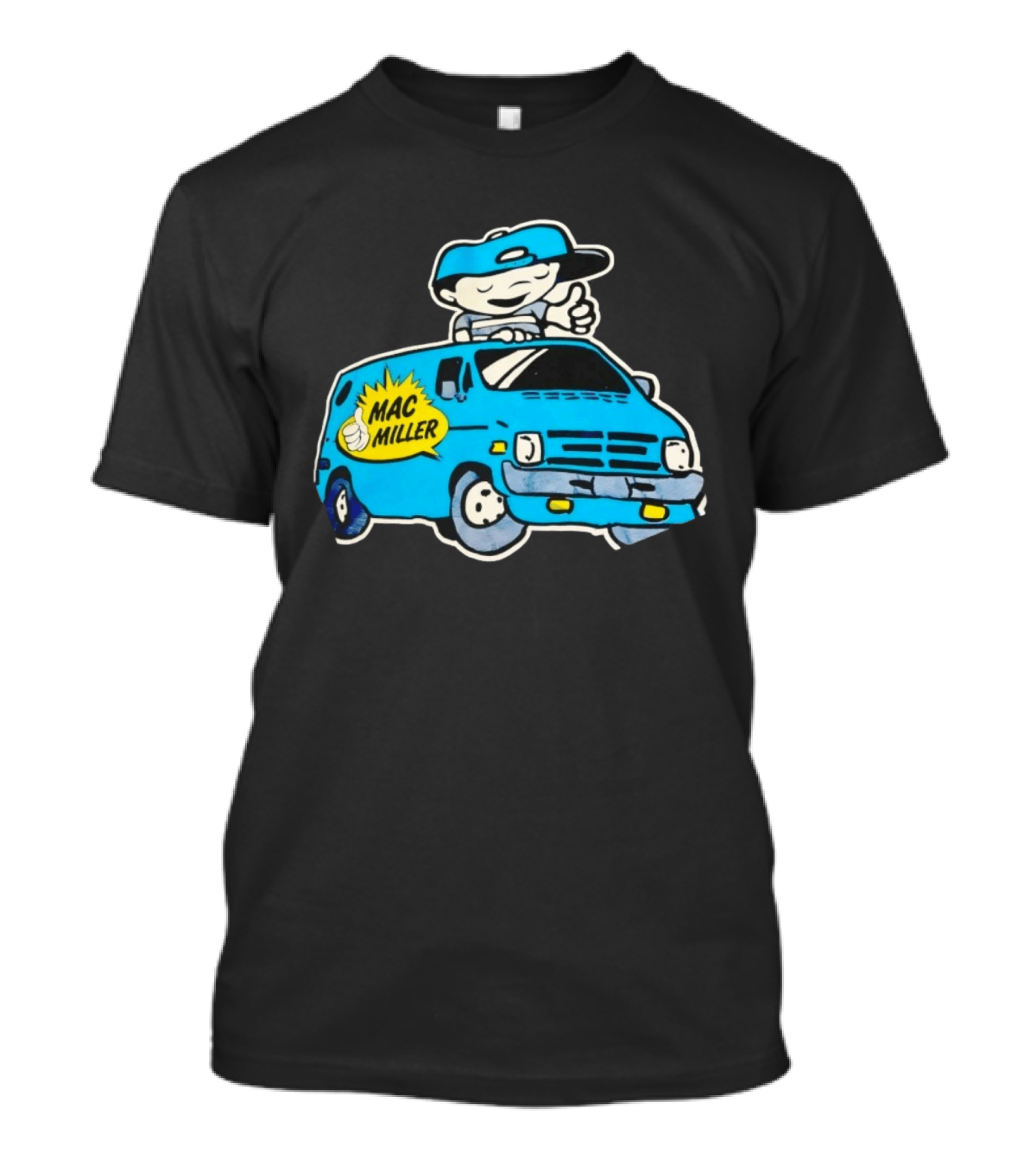 Mac Miller Under The Influence Of Music Cartoon Van T-Shirt