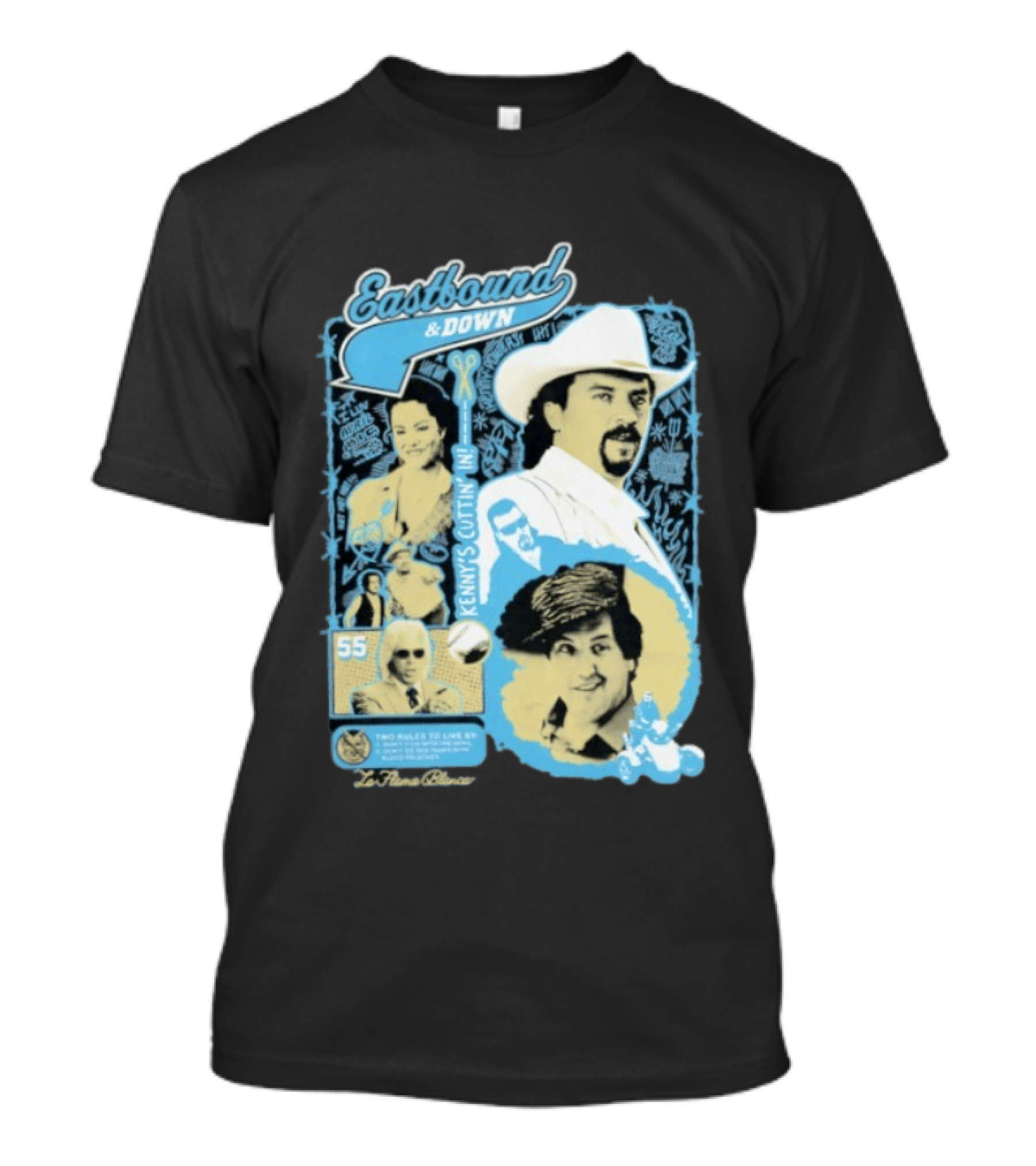 Eastbound And Down Kenny's Cuttin' In Two Rules To Live By T-Shirt