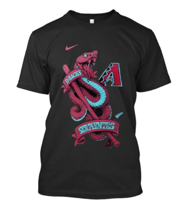Nike D Backs Serpientes Arizona Diamondbacks Black T-Shirt