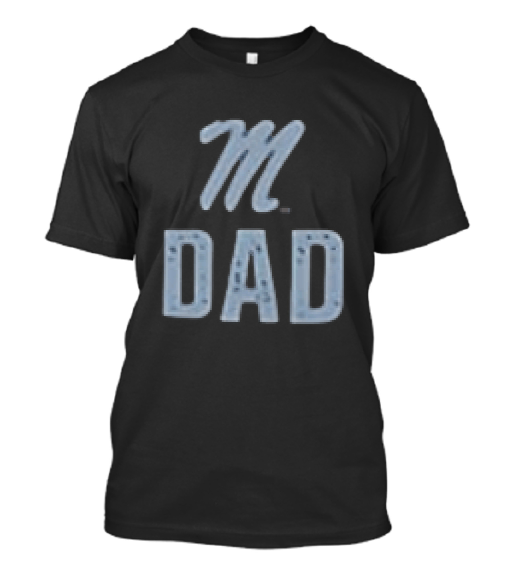 Ole Miss Rebels M Dad Father's Day 2026 Two Sided T-Shirt