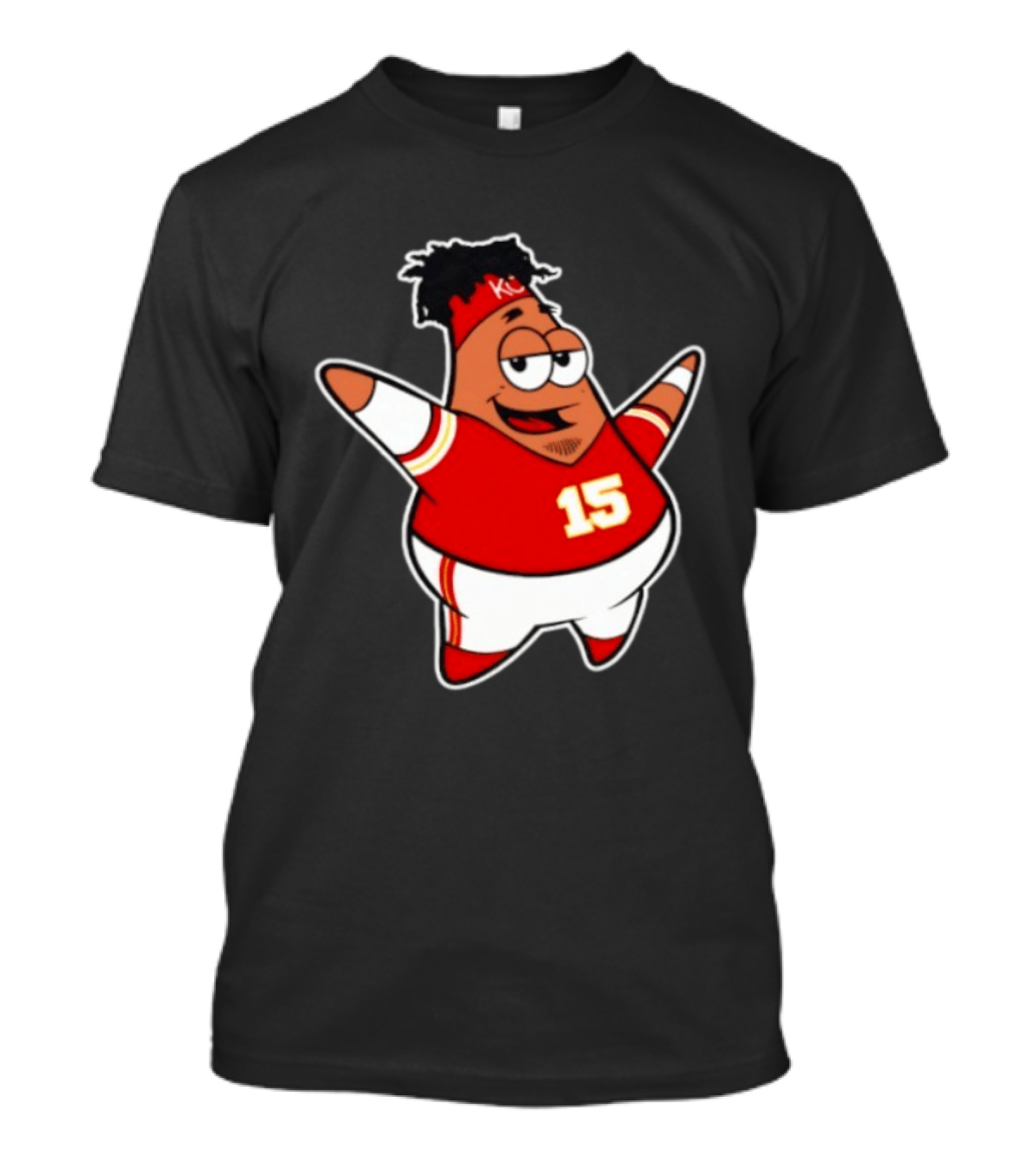 Patrick Star Mahomes 15 Kansas City Chiefs T-Shirt