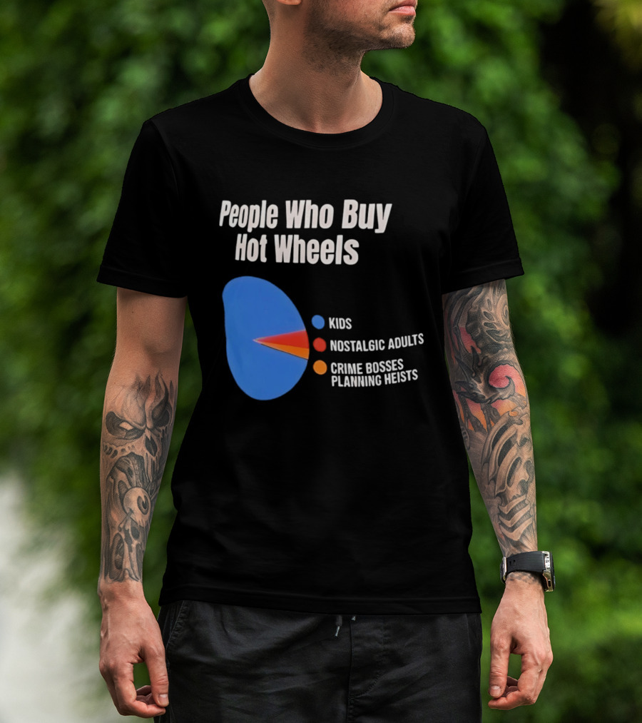 People Who Buy Hot Wheels Kids Nostalgic Adults Crime Bosses Planning Heists T-Shirt