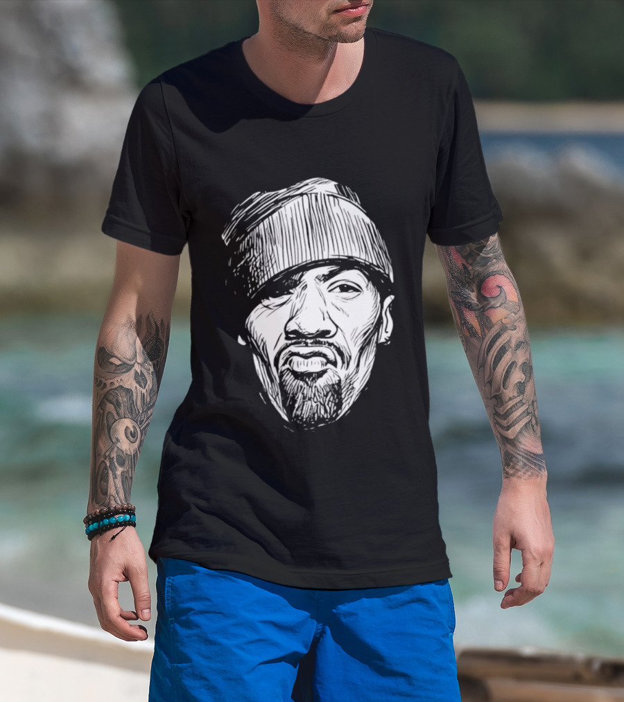 Redman Hip Hop Big Face Beanie Expression T-Shirt