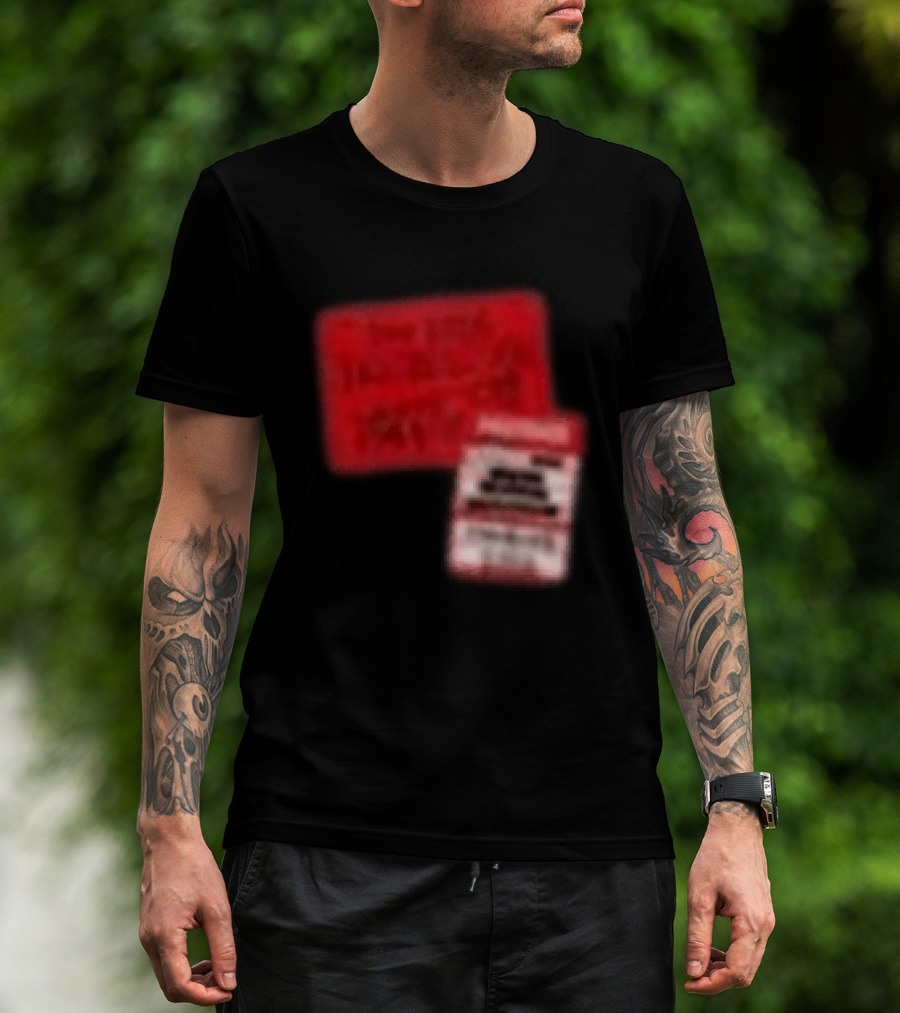 Revealed Clothing Hardwell Sticker Tour 2026 Red Visions T-Shirt