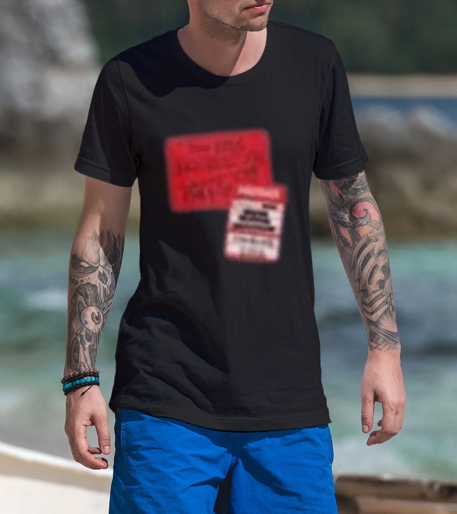 Revealed Clothing Hardwell Sticker Tour 2026 Red Visions T-Shirt