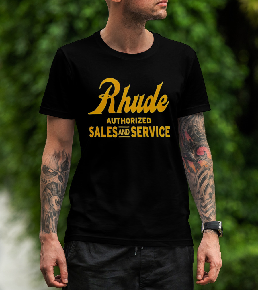 Rhude Authorized Sales And Service T-Shirt