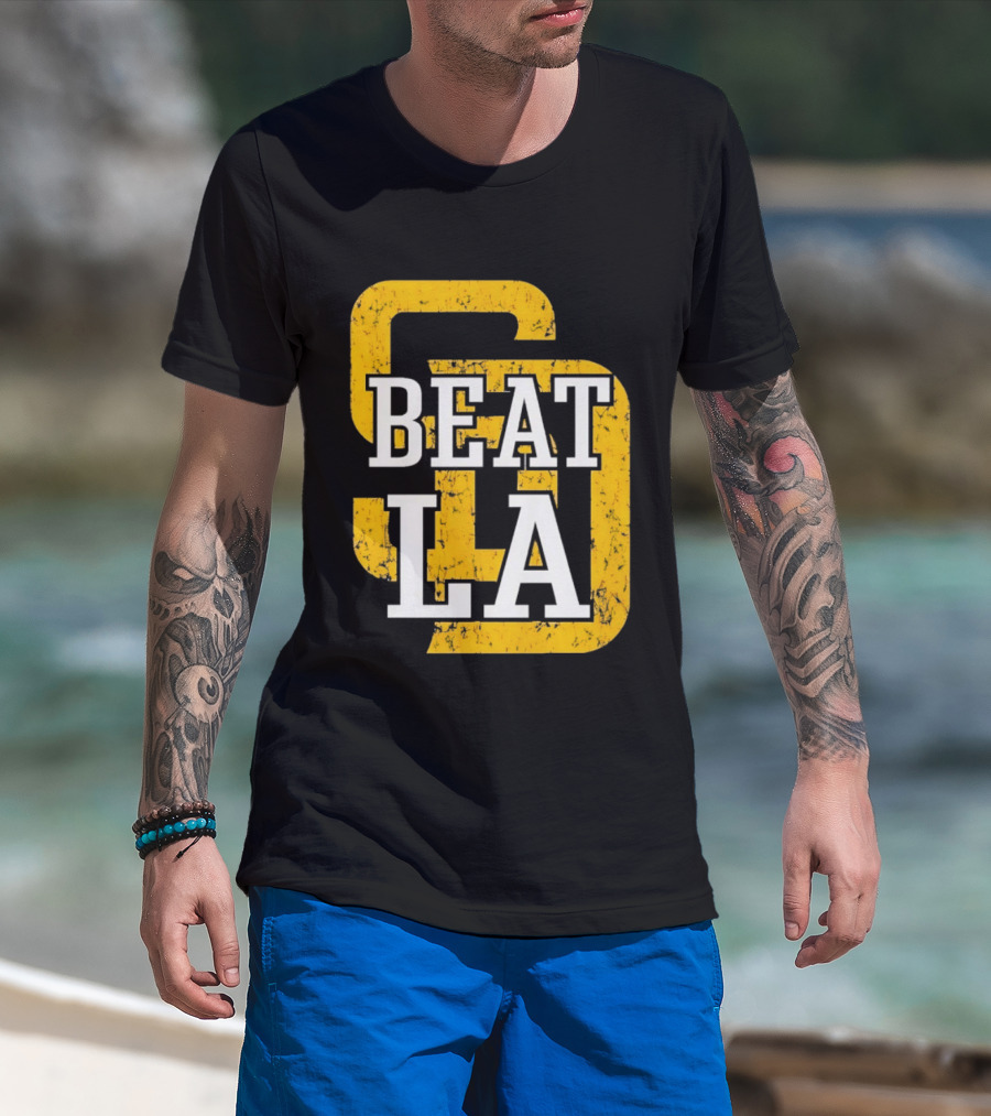 San Diego Padres Beat LA Dodgers Victory T-Shirt