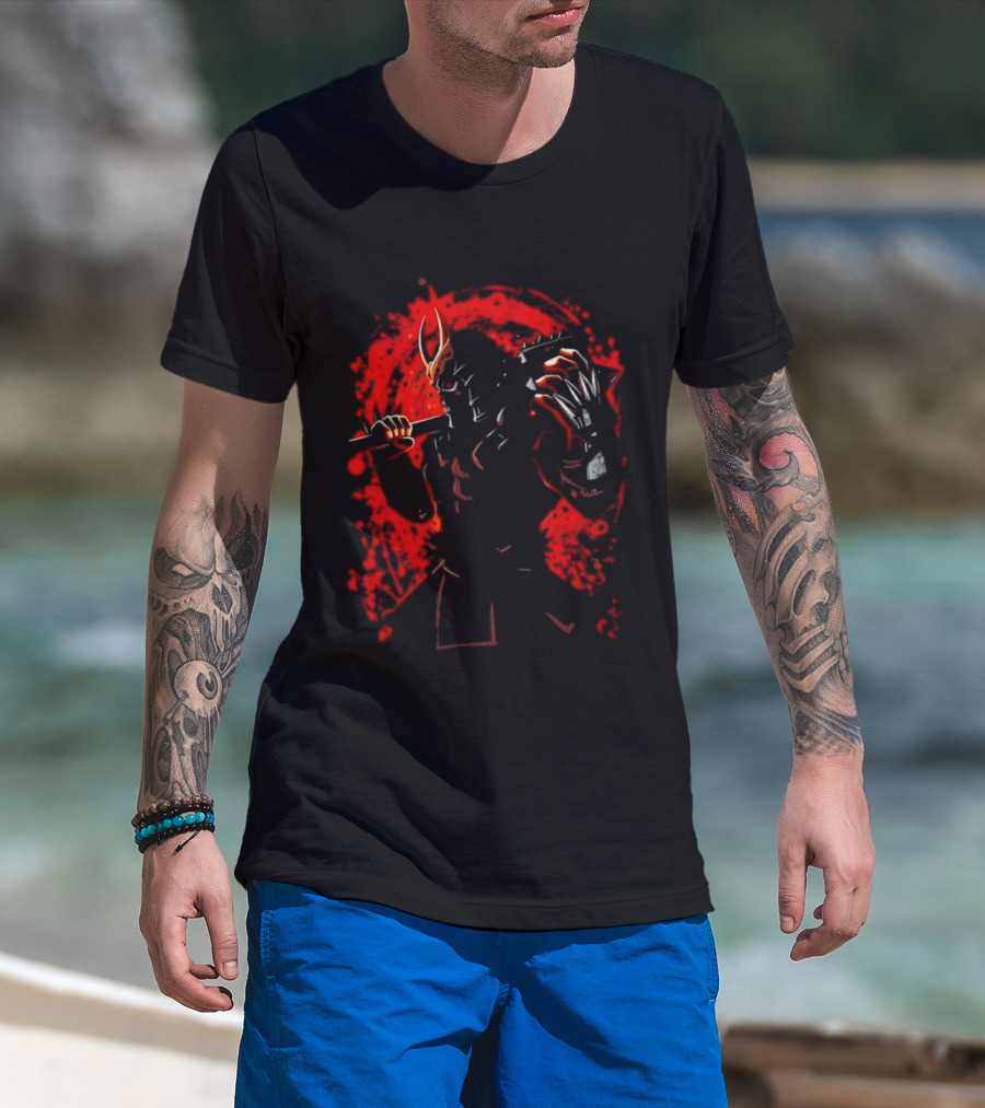 Shao Kahn Mortal Kombat Emperor Of Outworld Warrior Red T-Shirt