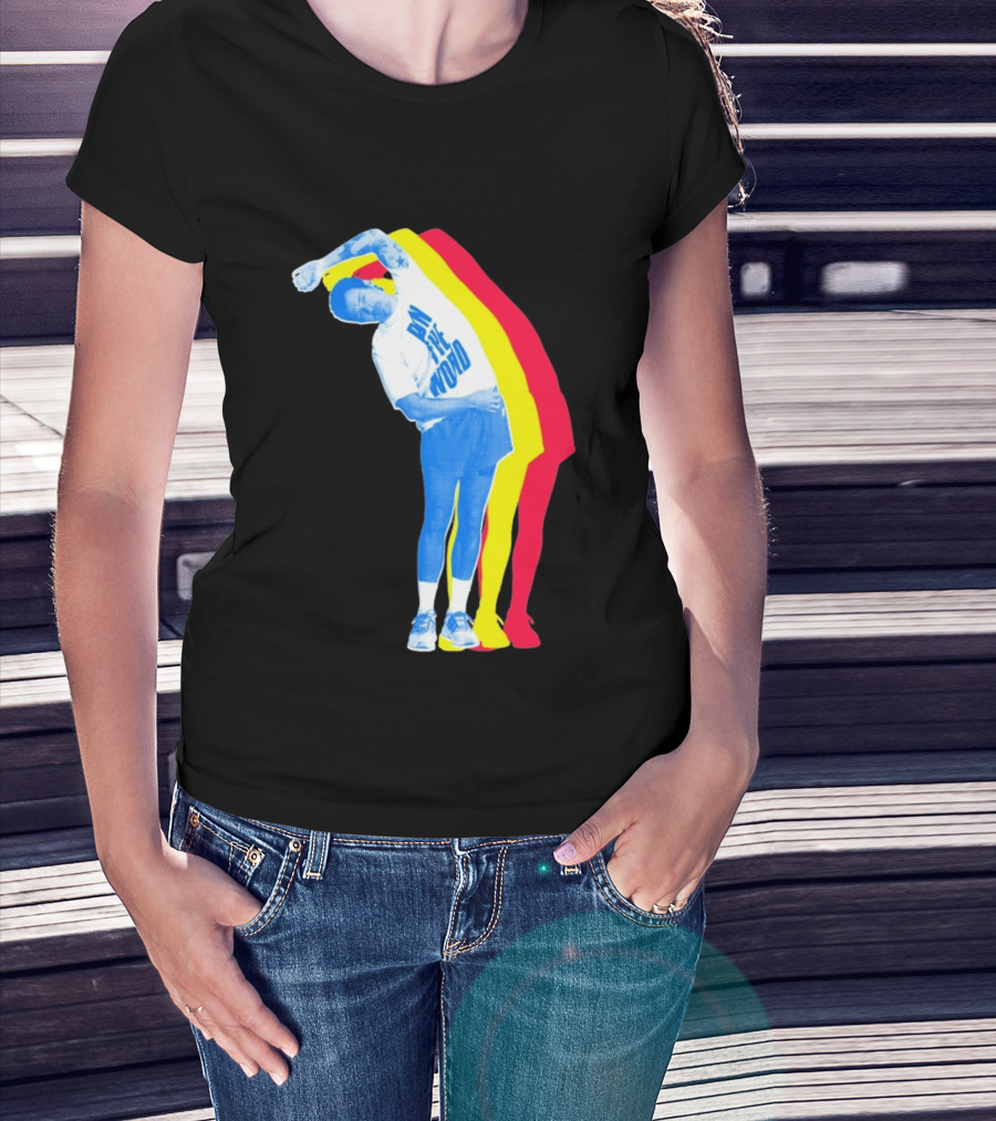 BNLDFWD Stretch Harry Retro Colorful Fitness Vibes T-Shirt