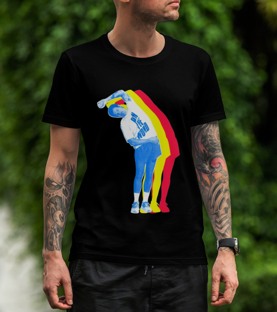 BNLDFWD Stretch Harry Retro Colorful Fitness Vibes T-Shirt