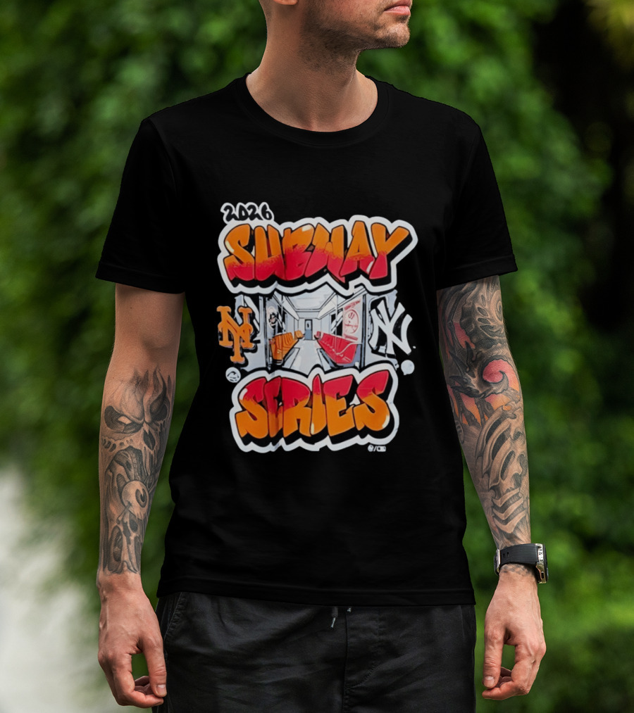 2026 Subway Series New York Yankees Vs Mets Baseball T-Shirt