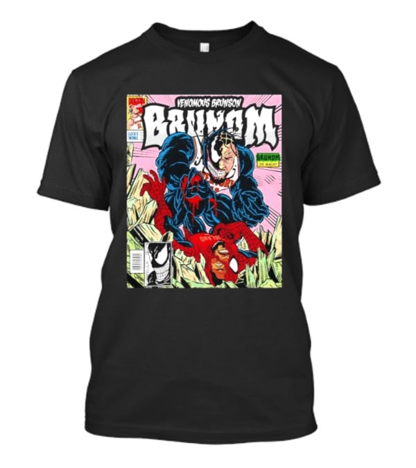 Venomous Brunson Brunom Knicks Comic Style Venom Spiderman Mashup T-Shirt