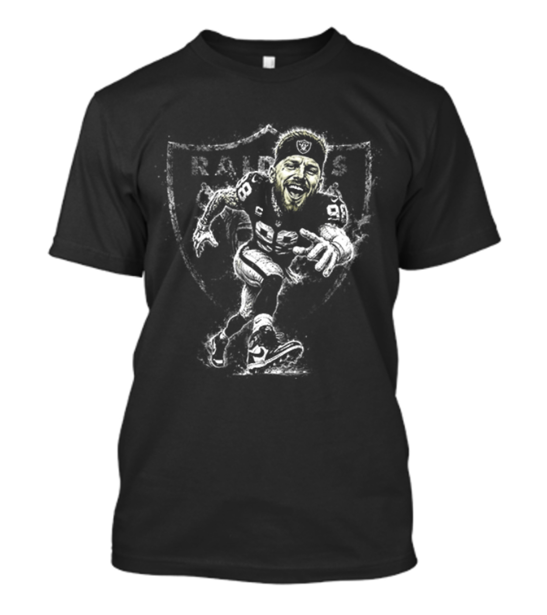 Las Vegas Raiders Maxx Crosby Caricature NFL Player 98 T-Shirt