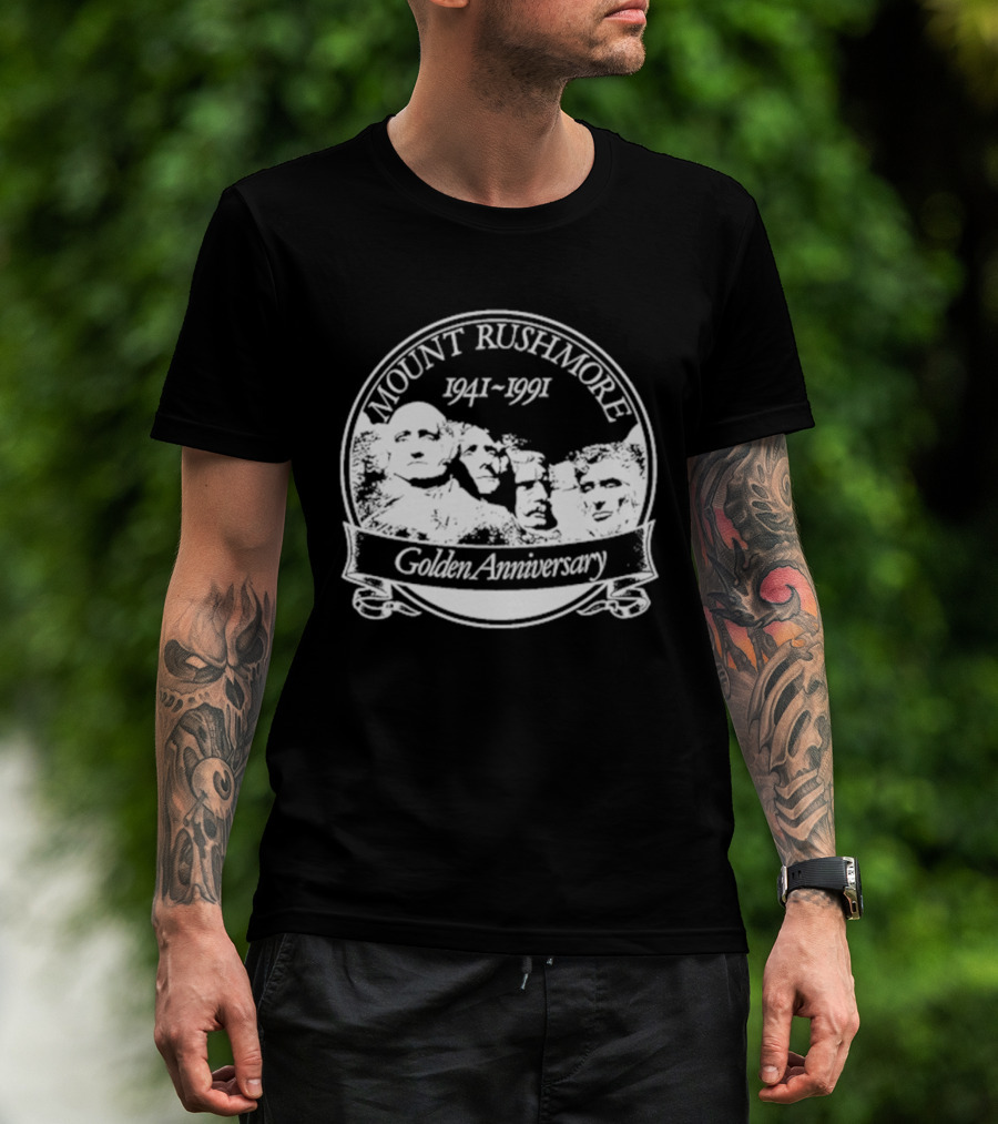 Mount Rushmore 1941 1991 Golden Anniversary T-Shirt