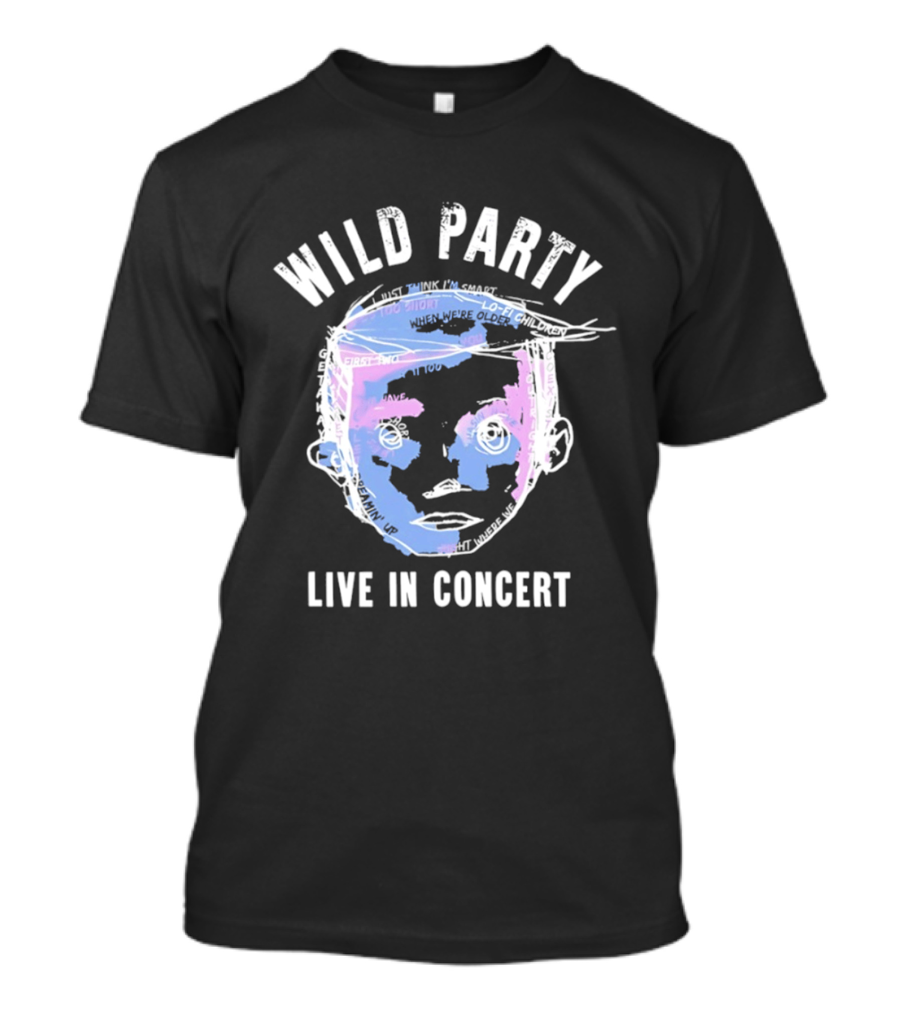 Wild Party Live In Concert Lo Fi First Night Too Short T-Shirt