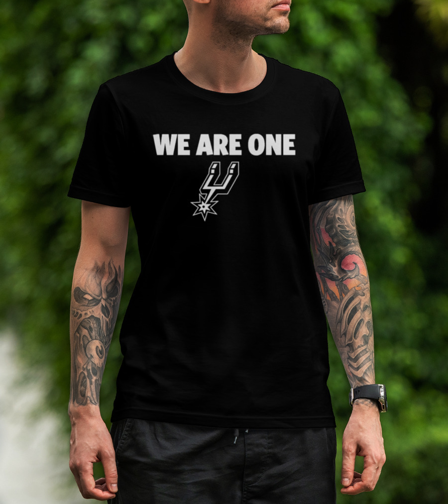 We Are One San Antonio Spurs Unity T-Shirt