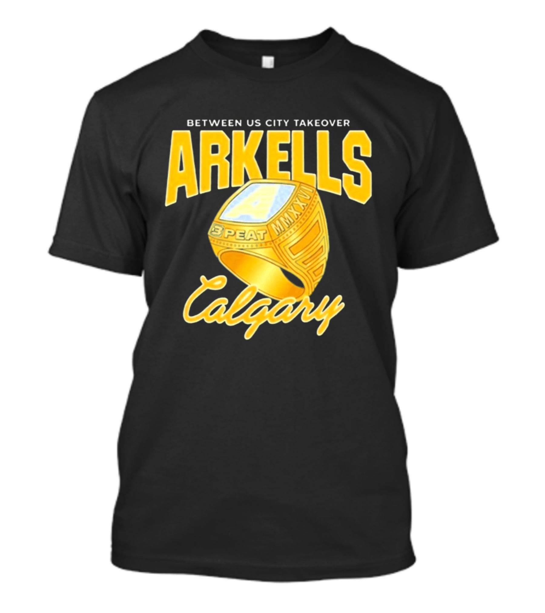 Arkells Between Us City Takeover 3 Peat Calgary T-Shirt