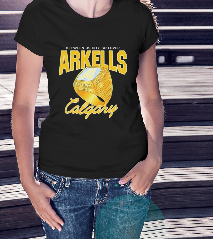 Arkells Between Us City Takeover 3 Peat Calgary T-Shirt