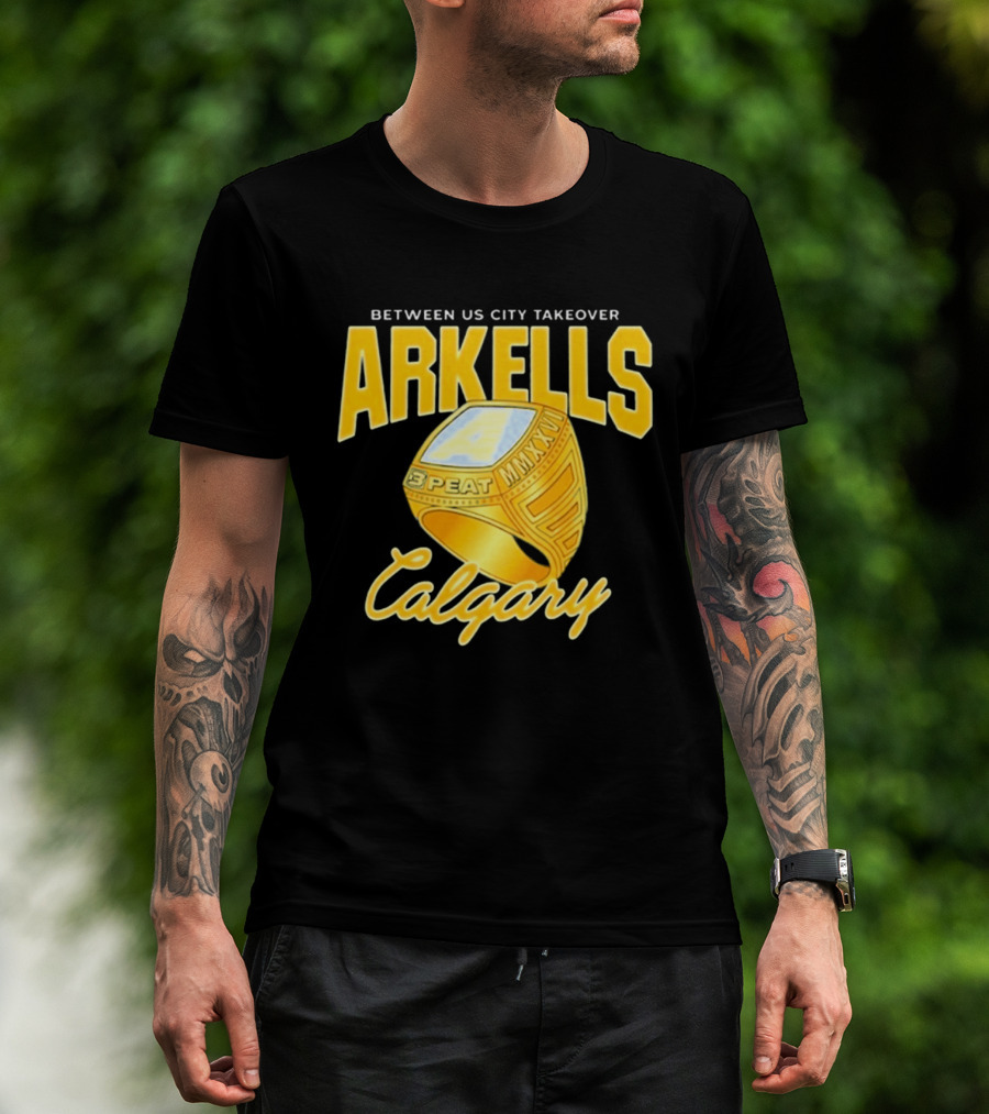 Arkells Between Us City Takeover 3 Peat Calgary T-Shirt