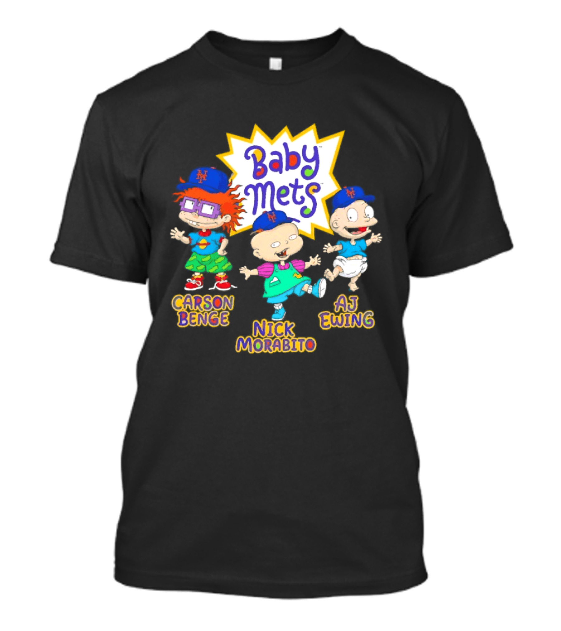Baby Mets Carson Benge Nick Morabito AJ Ewing Characters T-Shirt
