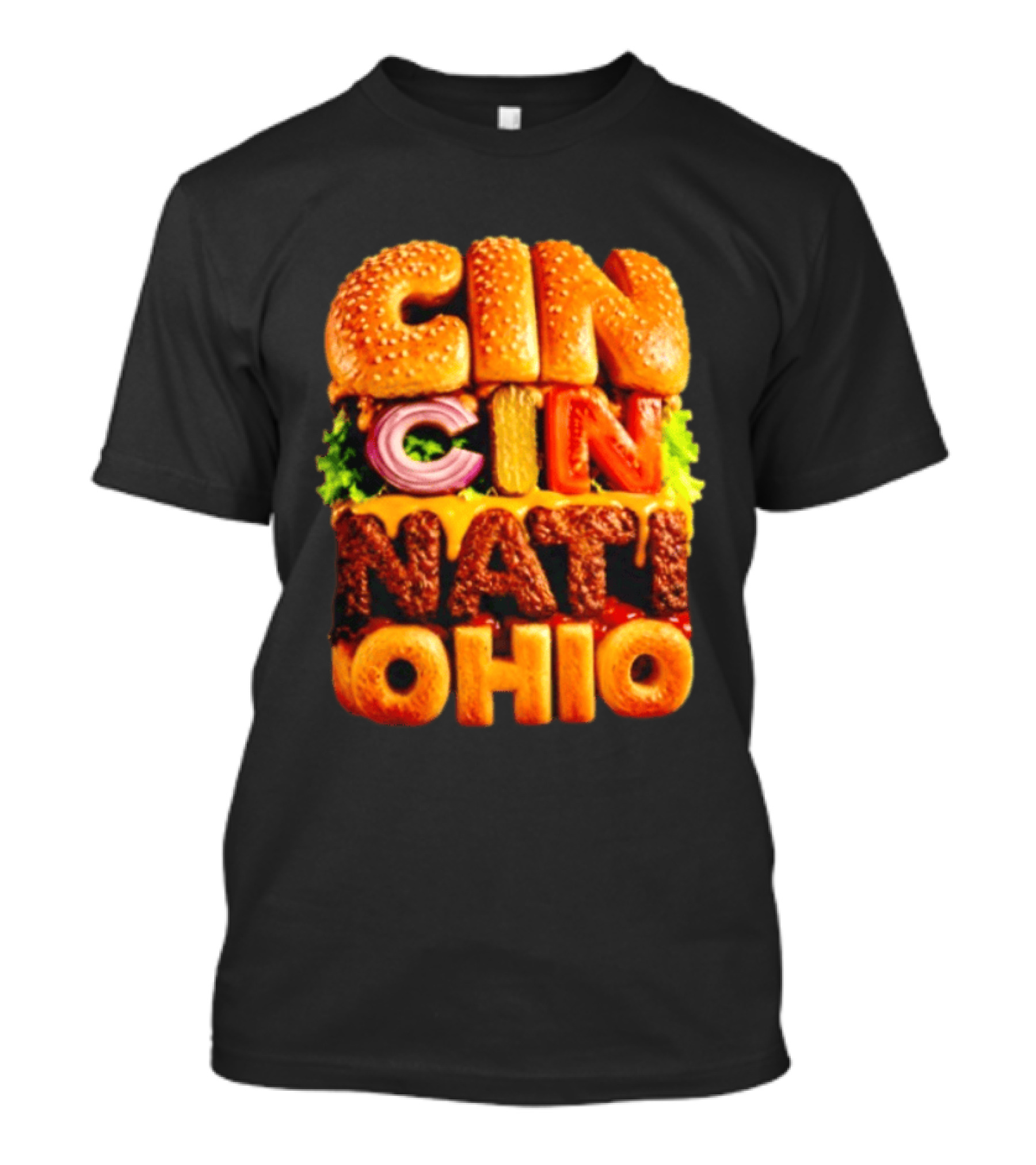 Cincinnati Burger Ohio Food T-Shirt