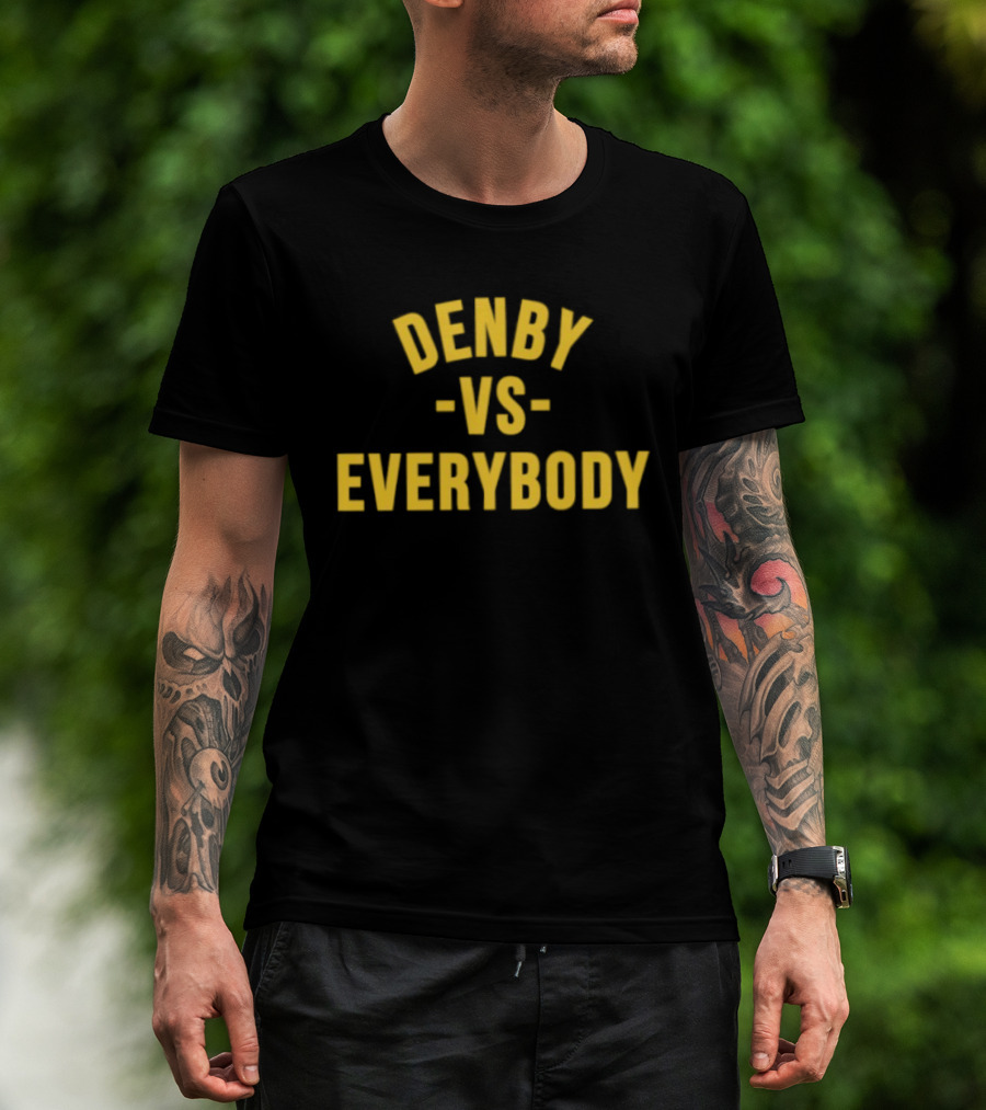 Denby Vs. Everybody Bold Yellow T-Shirt
