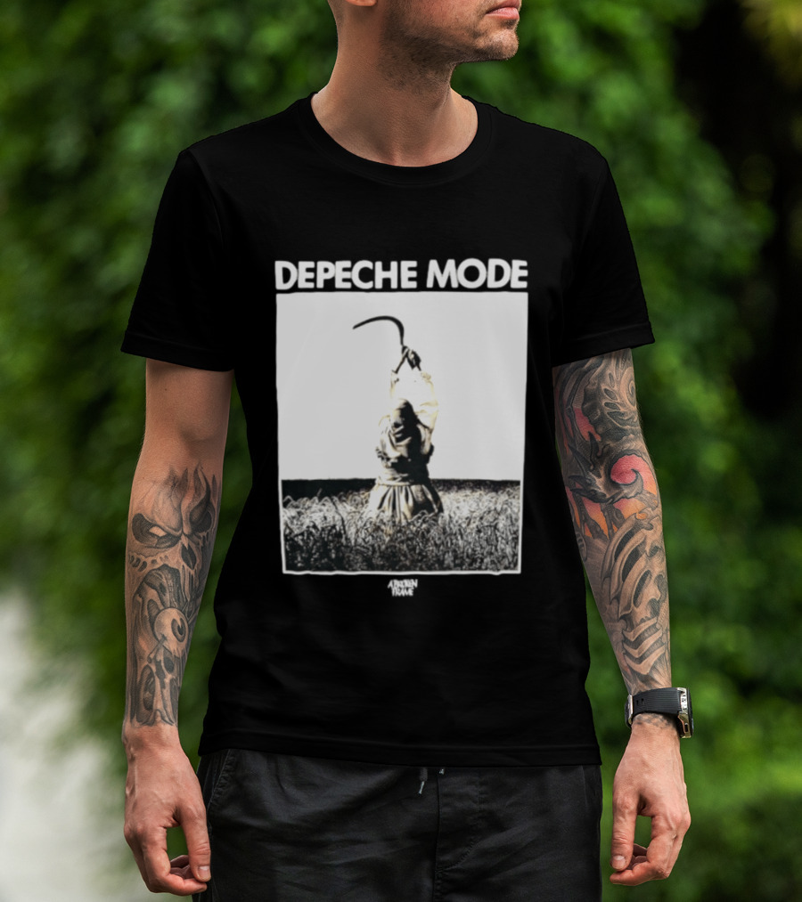Depeche Mode A Broken Frame Album Wheat Field Scythe Image T-Shirt