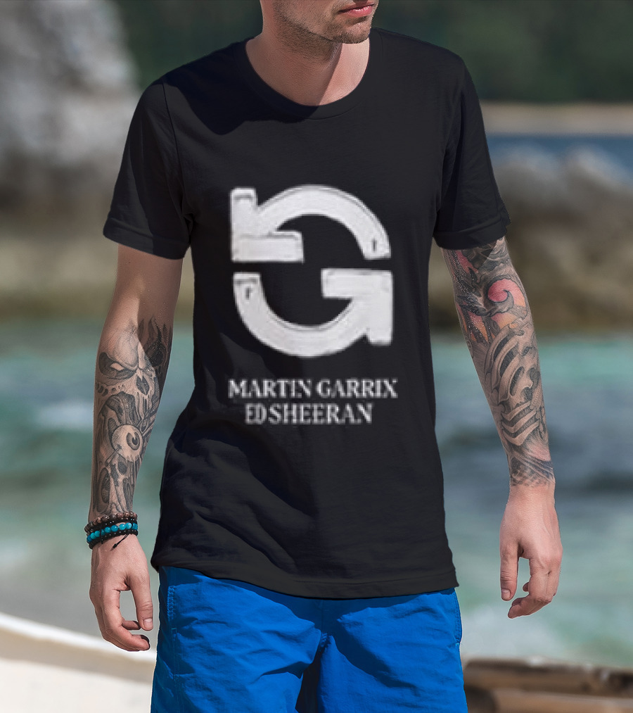 Martin Garrix Ed Sheeran Repeat It Black Edition 2026 Collaboration T-Shirt