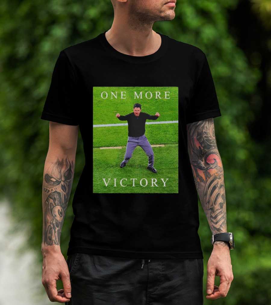 Arsenal Mikel Arteta One More Victory Celebration T-Shirt