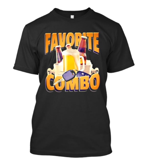 Favorite Combo Beer 90s Bootleg Bottles And T-Shirt