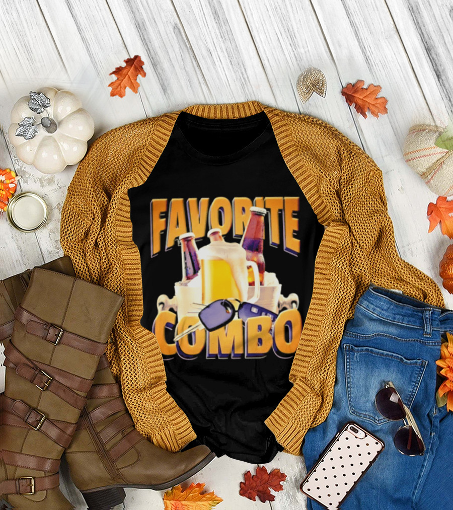 Favorite Combo Beer 90s Bootleg Bottles and T-Shirt