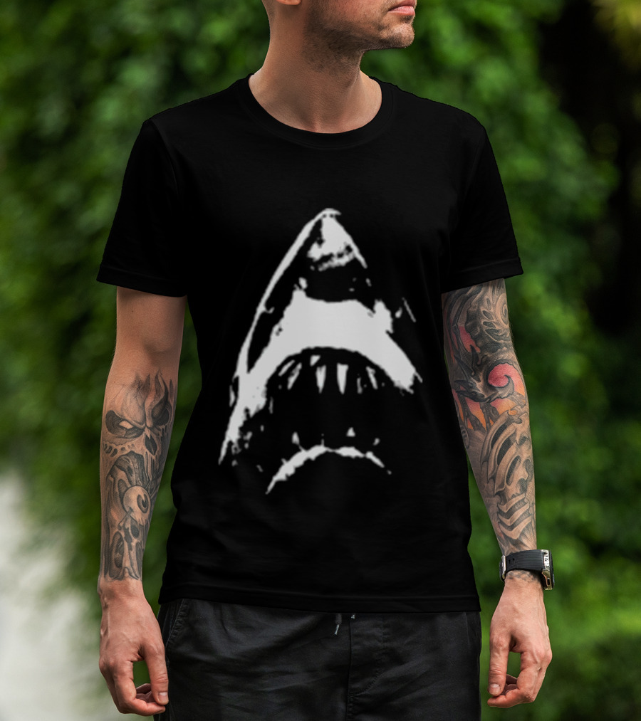 Out Of Time Studio Jaws Terror Promo Shark Teeth T-Shirt