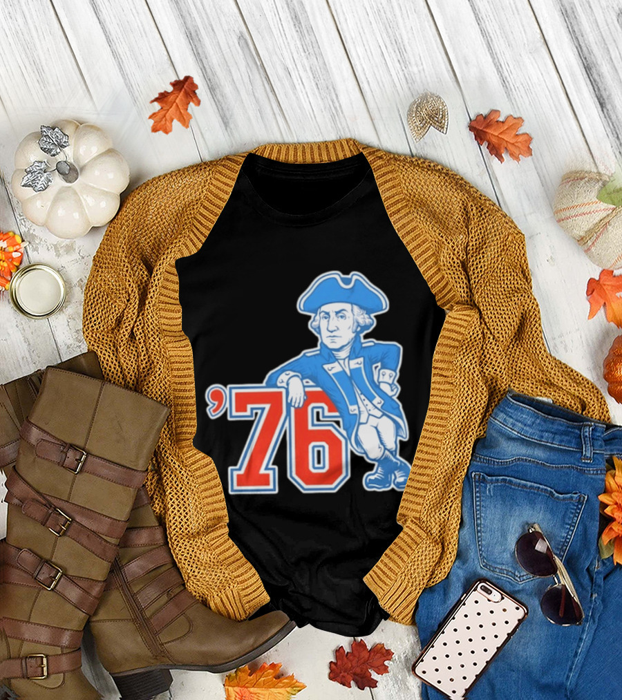 George Washington Bicentennial 1776 1976 Retro Style Patriot T-Shirt