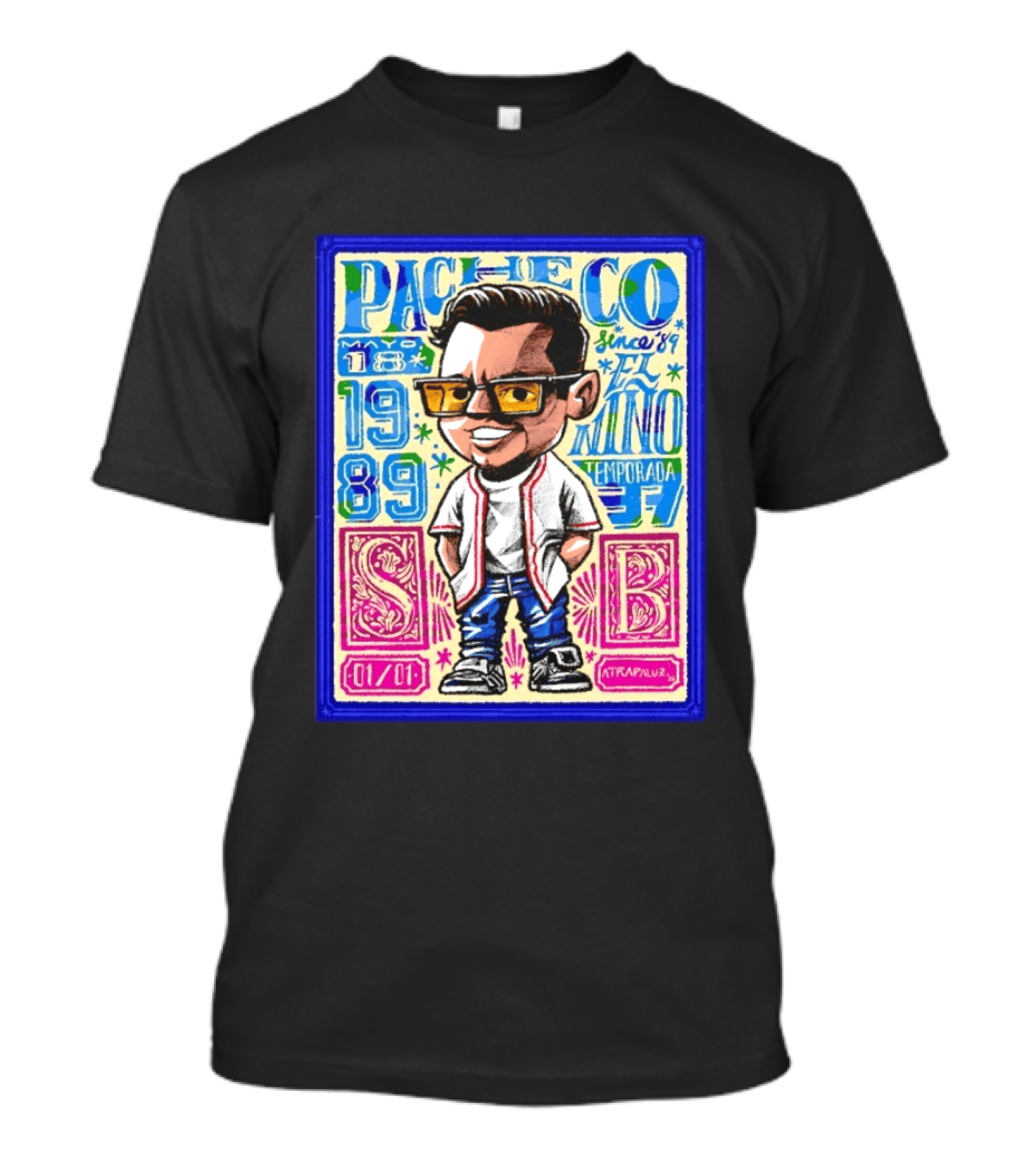 Pacheco El Nino Mayo 18 1989 Temporada Since 89 Atrapaluz T-Shirt